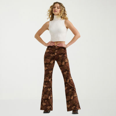 Wrangler High Rise Flare Jean Womens High Rise Stretch Fabric Flare Leg Jean