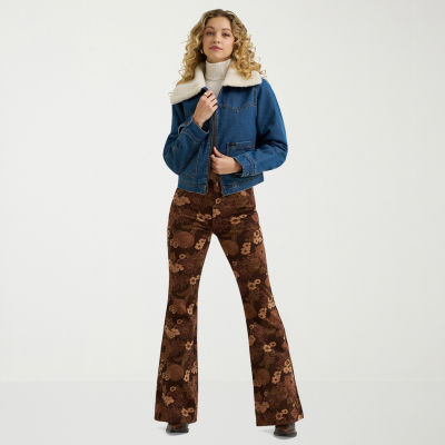 Wrangler High Rise Flare Jean Womens High Rise Stretch Fabric Flare Leg Jean