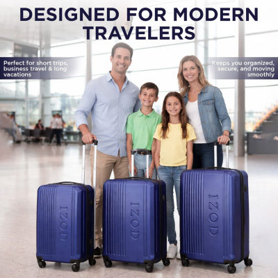 IZOD Zane 3-pc. Hardside Expandable Luggage Set - JCPenney