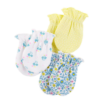 Carter's 3-Pk. Baby Girls Baby Mittens