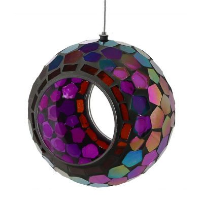 Net Health Shops Round Mosaic Glass Bird Feeders