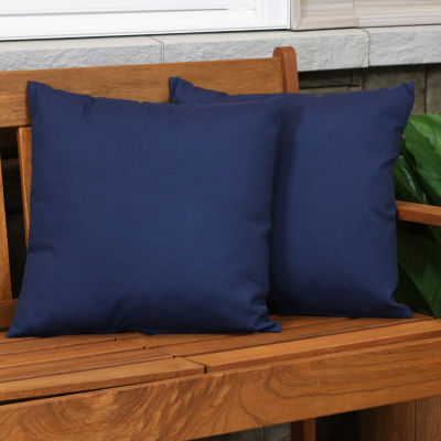 Net Health Shops Navy Throw 2-pc. Square Throw Pillow