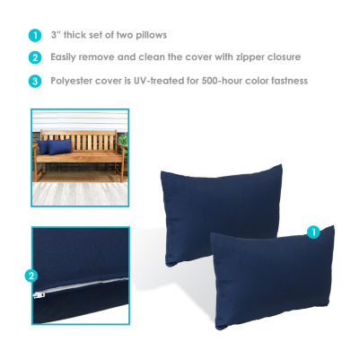 Net Health Shops Throw 2-pc. Rectangular Outdoor Pillow