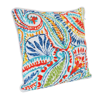 Net Health Shops Bold Paisley Throw 2-pc. Square Outdoor Pillow