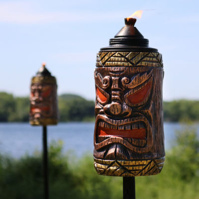 Net Health Shops 3-In-1 Tiki Face Set Of 2 Torch