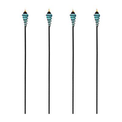 Net Health Shops 2-In-1 Patio Set Of 4 Blue Torch