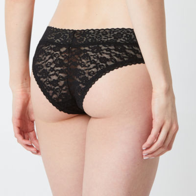 Ambrielle Satin With Lace Hipster Panty