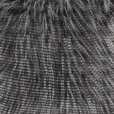Madison Park Edina Luxury Faux Fur Square Throw Pillow