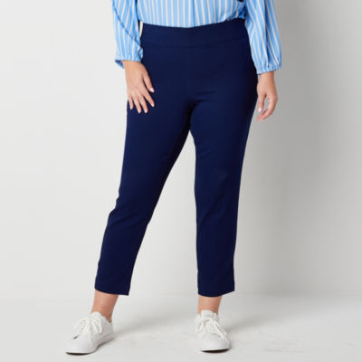 St. John's Bay-Tall Womens Mid Rise Skinny Pull-On Pants