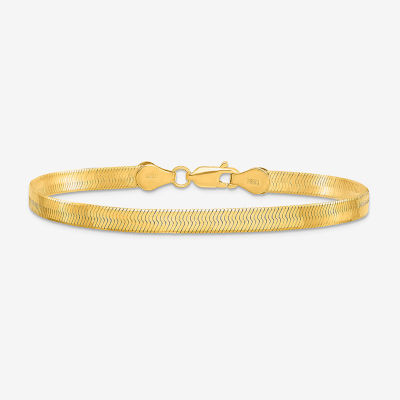 Solid Herringbone Chain Bracelet JCPenney