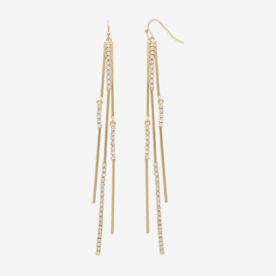 Bijoux Bar Gold Tone Drop Earrings