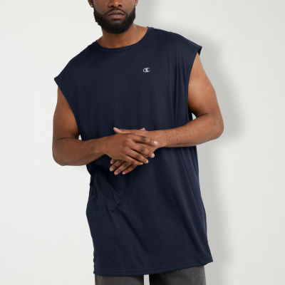 Champion Mens Big and Tall Sleeveless Muscle T-Shirt