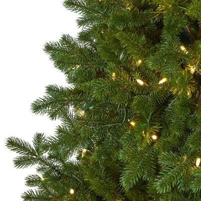 Nearly Natural Swiss Alpine 6 Foot Pre-Lit Pine Christmas Tree