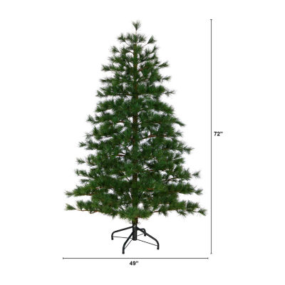 Nearly Natural Yukon Mixed 6 Foot Pine Christmas Tree