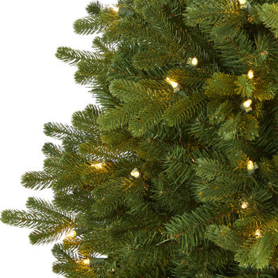 Nearly Natural Washington Fir 5 1/2 Foot Pre-Lit Fir Christmas Tree