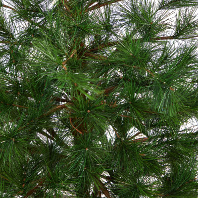 Nearly Natural 40in Yukon Mixed 3 1/2 Foot Potted Pine Christmas Tree
