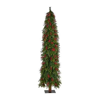 Nearly Natural Victoria 7 Foot Pre-Lit Multi-Function Lights Fir Christmas Tree