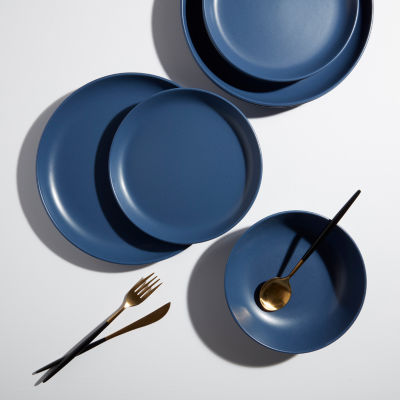 Fieldcrest Legacy Denim 12-pc. Stoneware Dinnerware Set