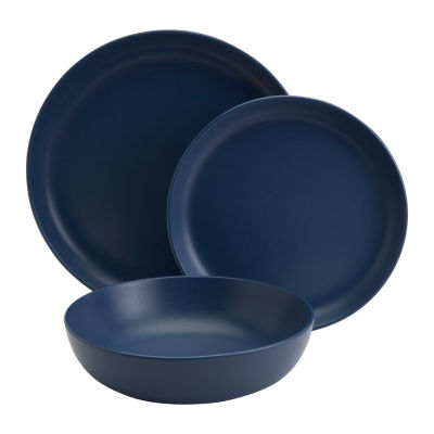 Fieldcrest Legacy Denim 12-pc. Stoneware Dinnerware Set