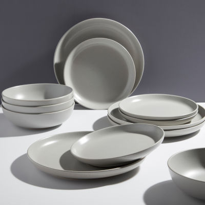 Fieldcrest Legacy Smoke 12-pc. Dinnerware Set