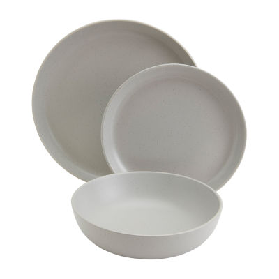 Fieldcrest Legacy Smoke 12-pc. Dinnerware Set