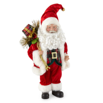 North Pole Trading Co. 12in Classic Santa Figurine