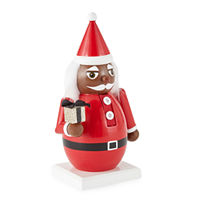 North Pole Trading Co. 7in Santa African American Christmas Nutcracker, One Size, Red