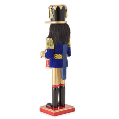 North Pole Trading Co. 14in Traditional Drummer Christmas Nutcracker