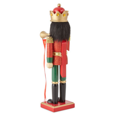 North Pole Trading Co. 14in Traditional Trumpet Christmas Nutcracker