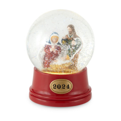 North Pole Trading Co. Nativity Snow Globe