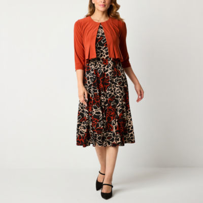 Danny Nicole Womens Floral Midi Jacket Dress Foxvalley Mall