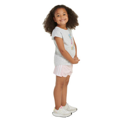 adidas Toddler Girls 2-pc. Short Set