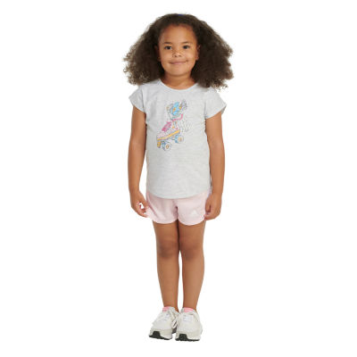 adidas Toddler Girls 2-pc. Short Set