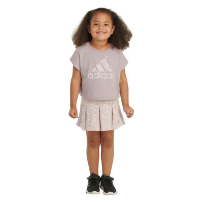 adidas Toddler Girls 2-pc. Skort Set