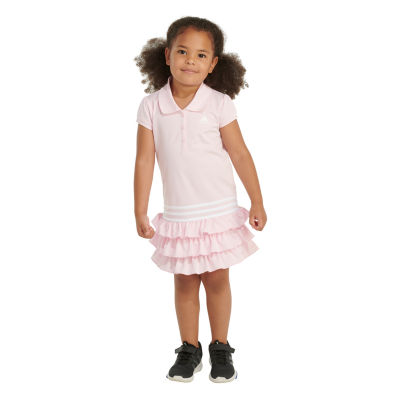 adidas Toddler Girls Short Sleeve Cap A-Line Dress