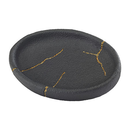 Nicole Miller Sydney Soap Dish In Black