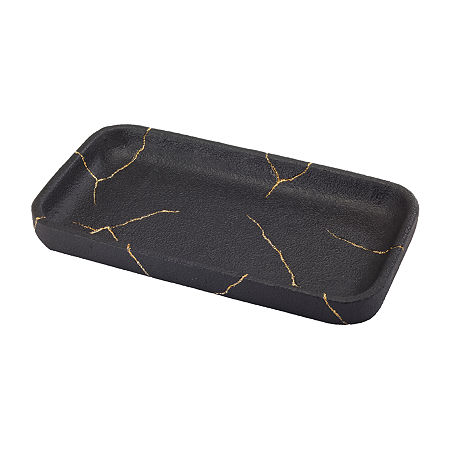 Nicole Miller Sydney Vanity Tray, One Size, Black