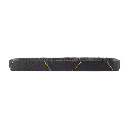 Nicole Miller Sydney Vanity Tray, One Size, Black