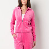 Juicy By Juicy Couture Hooded Lightweight Womens Juniors Casual Track Jacket