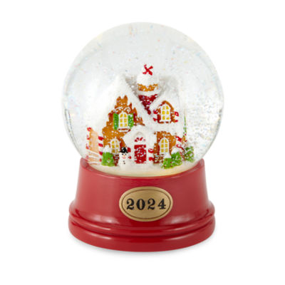 North Pole Trading Co. Gingerbread House Snow Globe