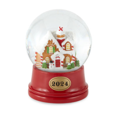 North Pole Trading Co. Gingerbread House Snow Globe