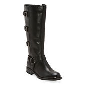 Pop Womens Freeway Block Heel Over the Knee Boots Color Black JCPenney