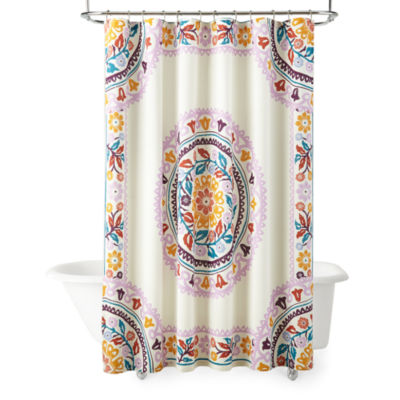 Distant Lands Mosaic Medallion Shower Curtains