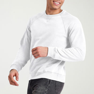 Hanes Mens Crew Neck Long Sleeve Sweatshirt