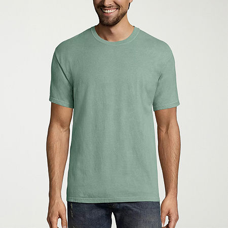 Hanes Men's ComfortWash Garment-Dyed Short Sleeve Tee, X-large, Green