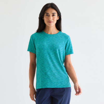 Xersion Womens Performance Crew Neck Short Sleeve T-Shirt