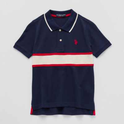 U.S. Polo Assn. Little & Big Boys Embroidered Short Sleeve Polo Shirt