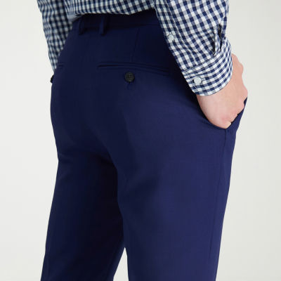 Haggar Smart Wash™ Tech Suit™ Mens Slim Fit Flat Front Pant