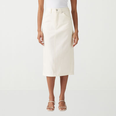 Levi's® Womens Mid Rise Long Denim Skirt