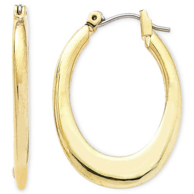 Liz Claiborne Oval Hoop Earrings JCPenney